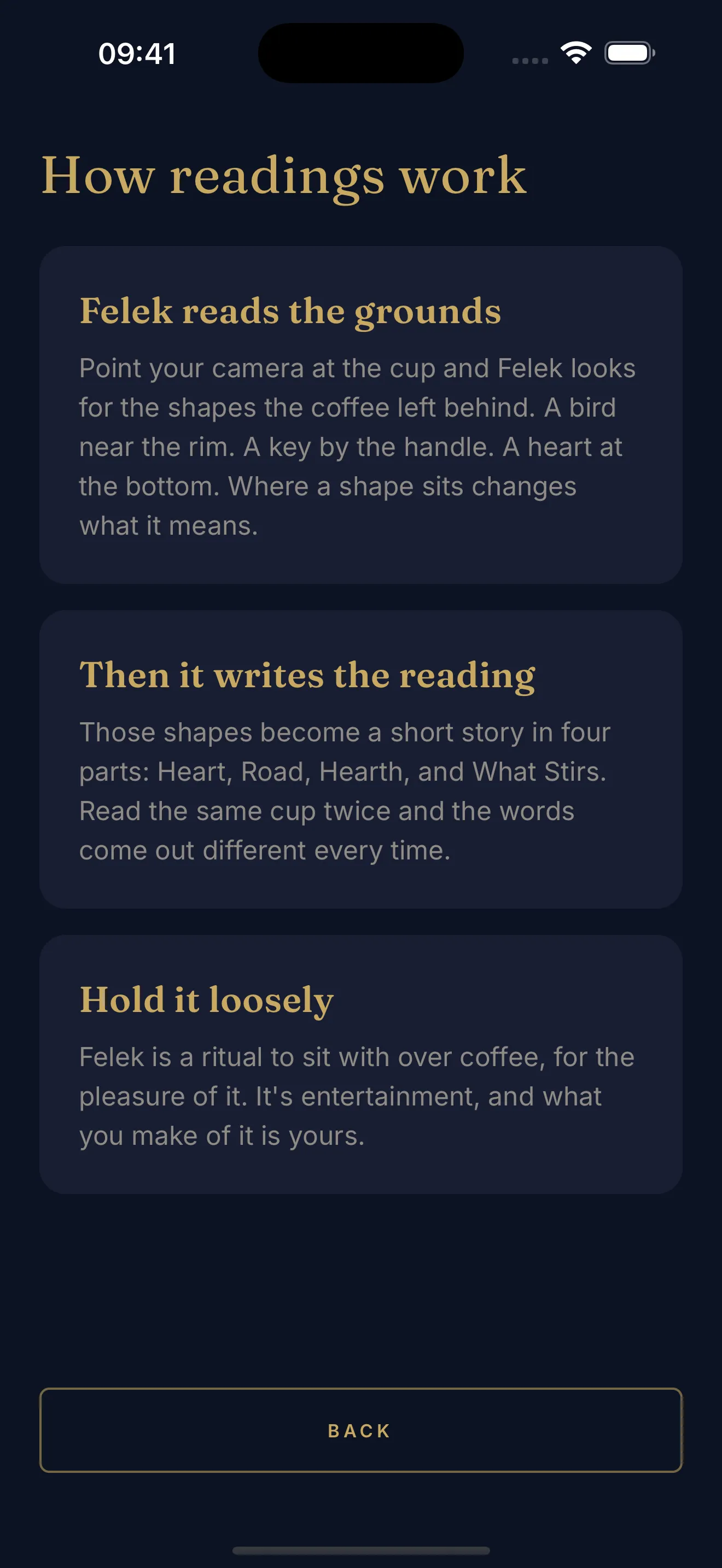 How readings work